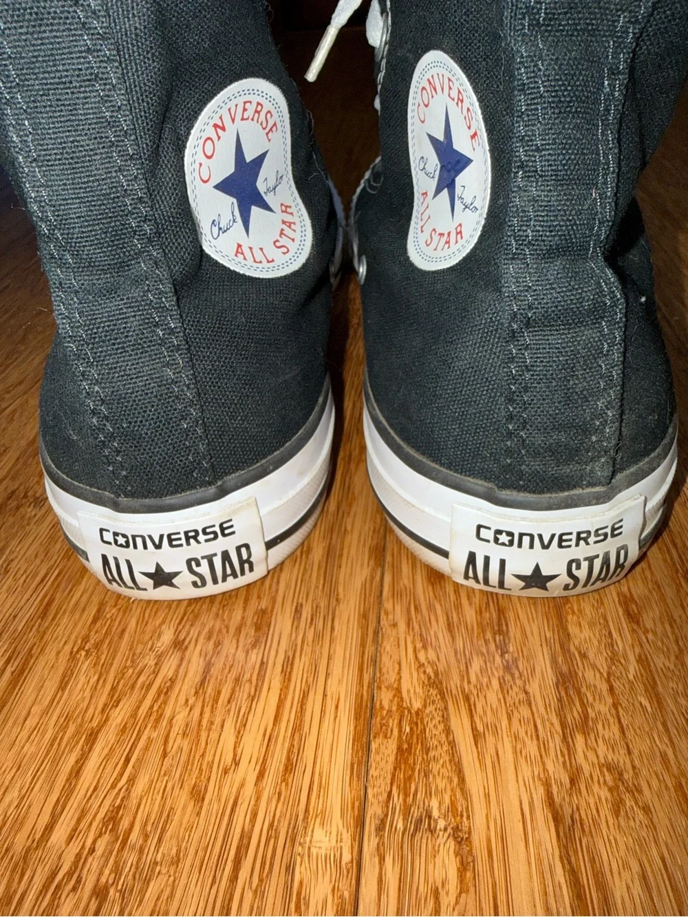 Converse Chuck Taylor All Star High Top Sneakers - Black size women 7.5 - Picture 6 of 7